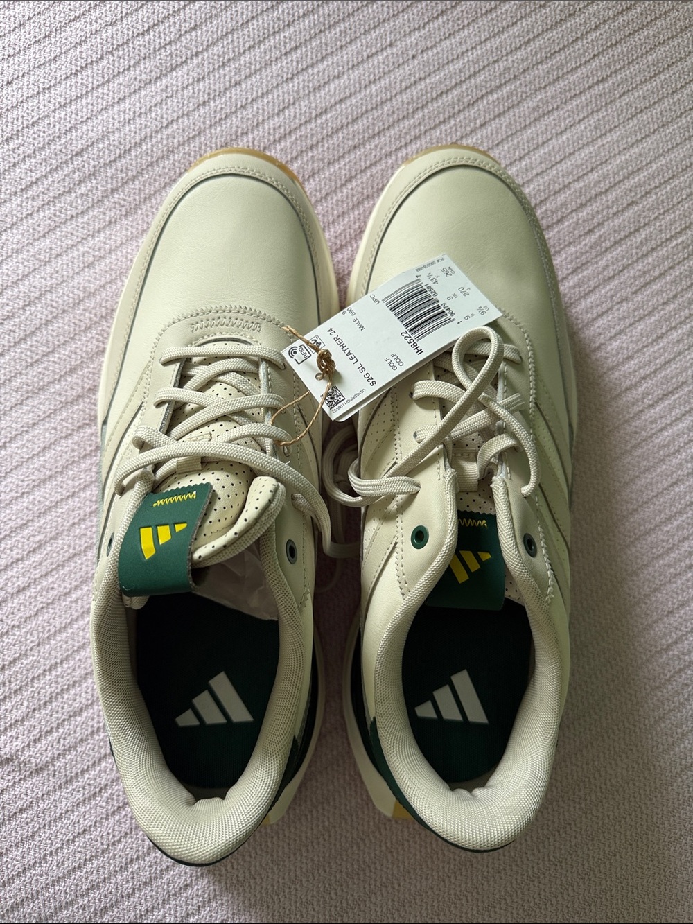 New Men’s Cream Sneakers Adidas S2G SL Leather